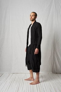 Straight Men Style Coat_Linen