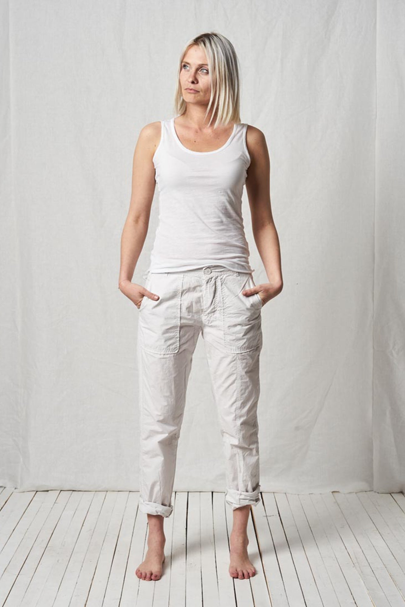 Straight Trousers_Cotton Poplin