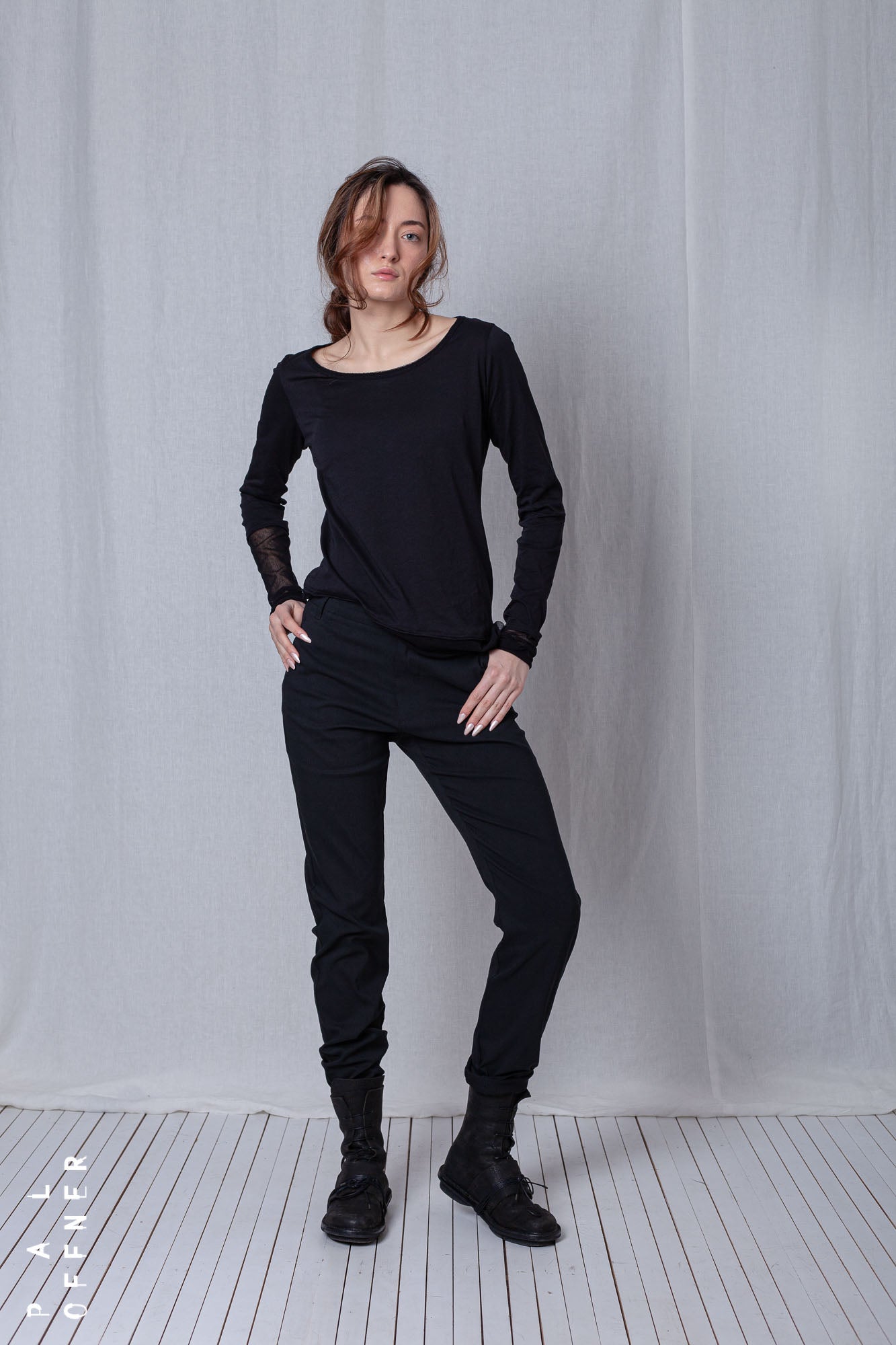 Straight Trousers_High Stretch