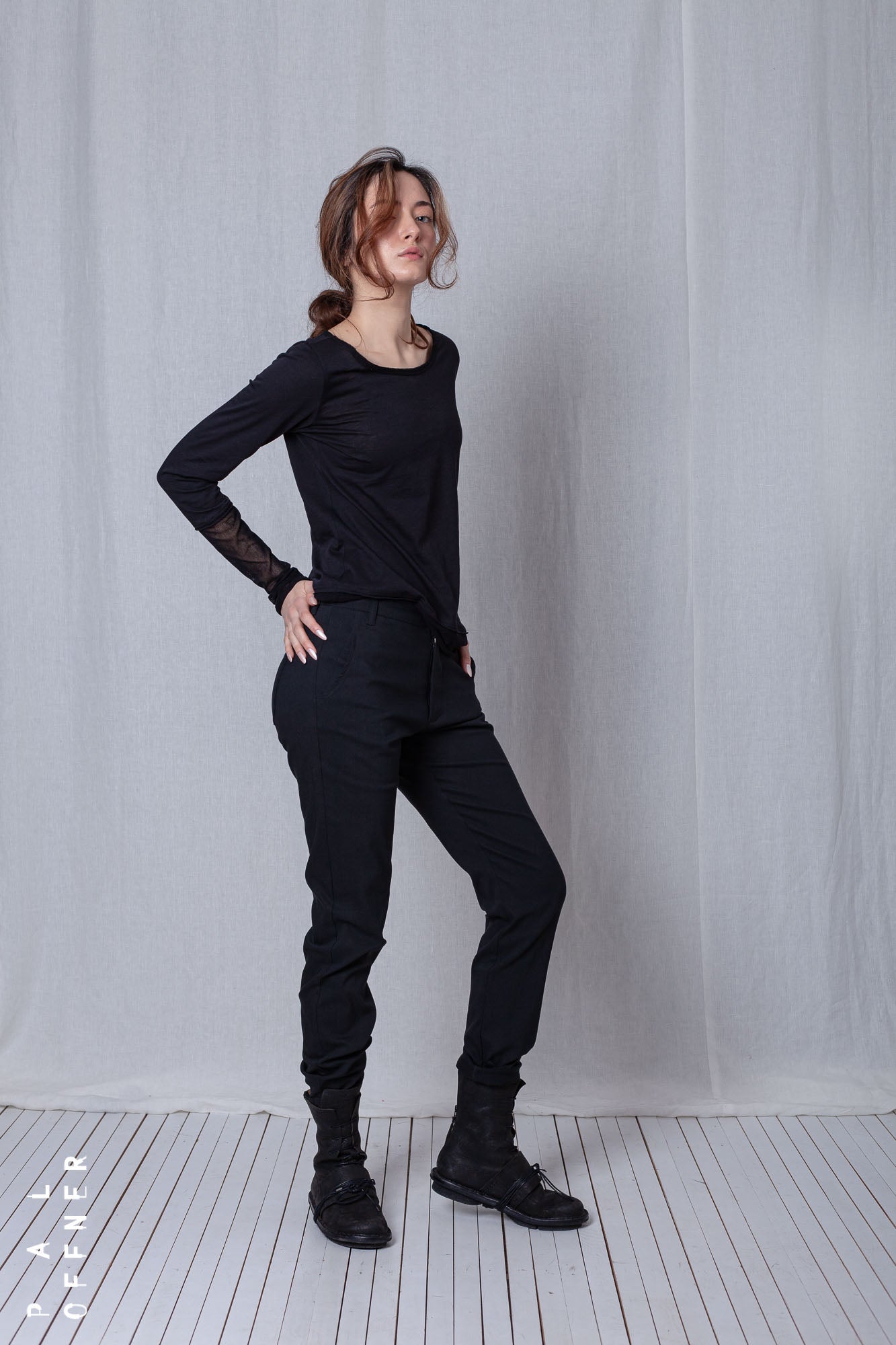 Straight Trousers_High Stretch