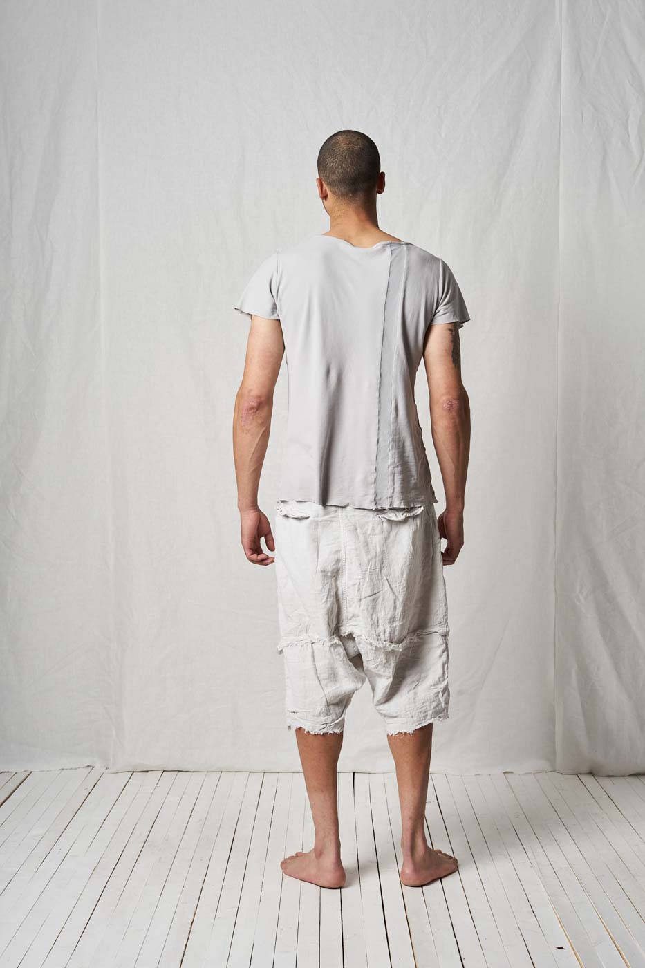Super Low Crotch Trousers_Linen