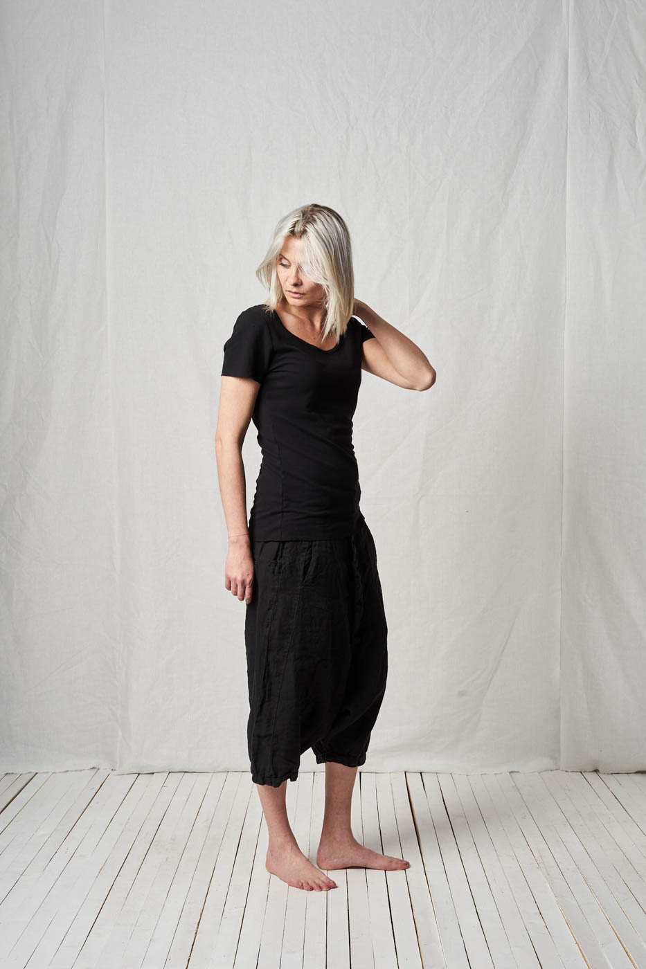 T-Shirt Mesh Detail_Cotton Jersey + Mesh