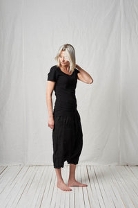 T-Shirt Mesh Detail_Cotton Jersey + Mesh
