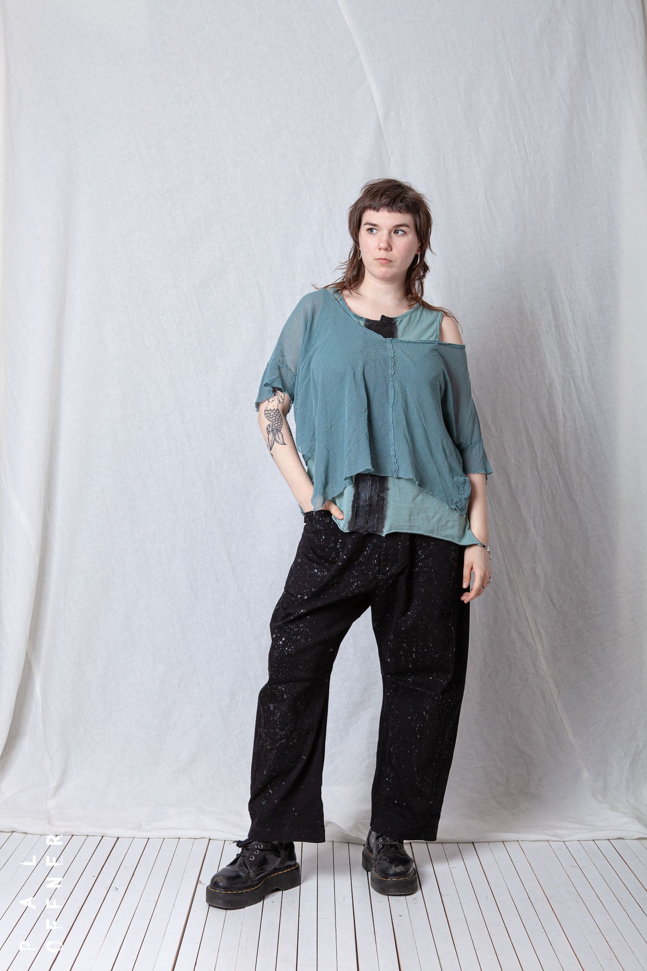 Top_Cotton Jersey + Mesh