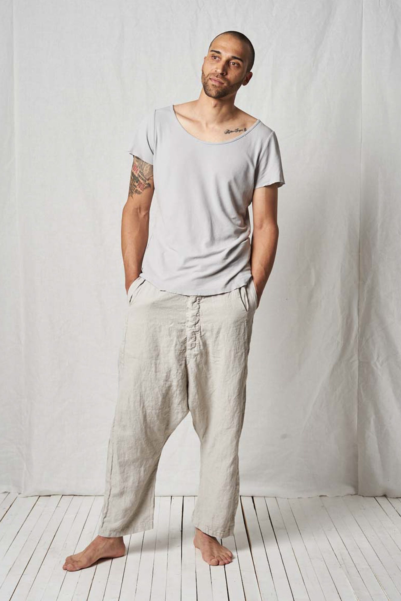 Wide Trousers_Linen