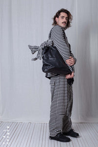 Wire Wrap Accessory_Checked Cotton Mix